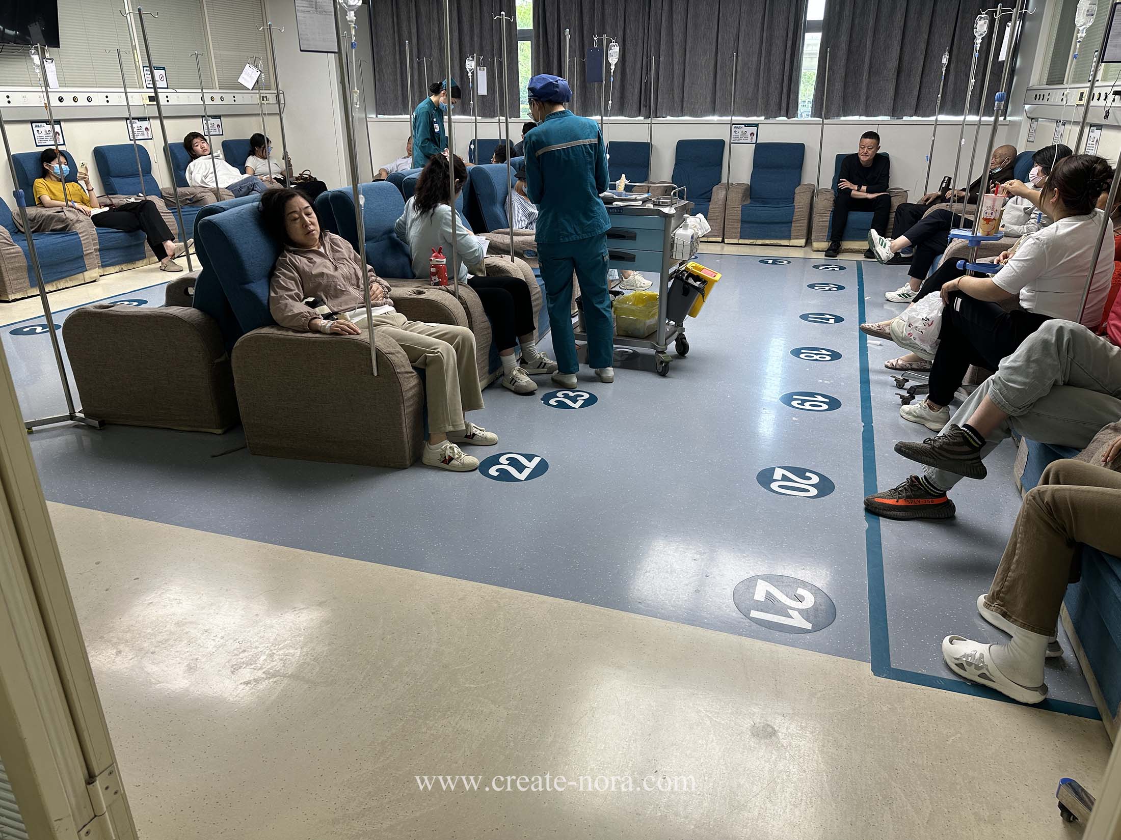 the photo of nora rubber flooring in The First Affiliated Hospital of Zhengzhou University 4
